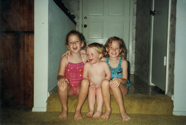 Megan and Allison as children
