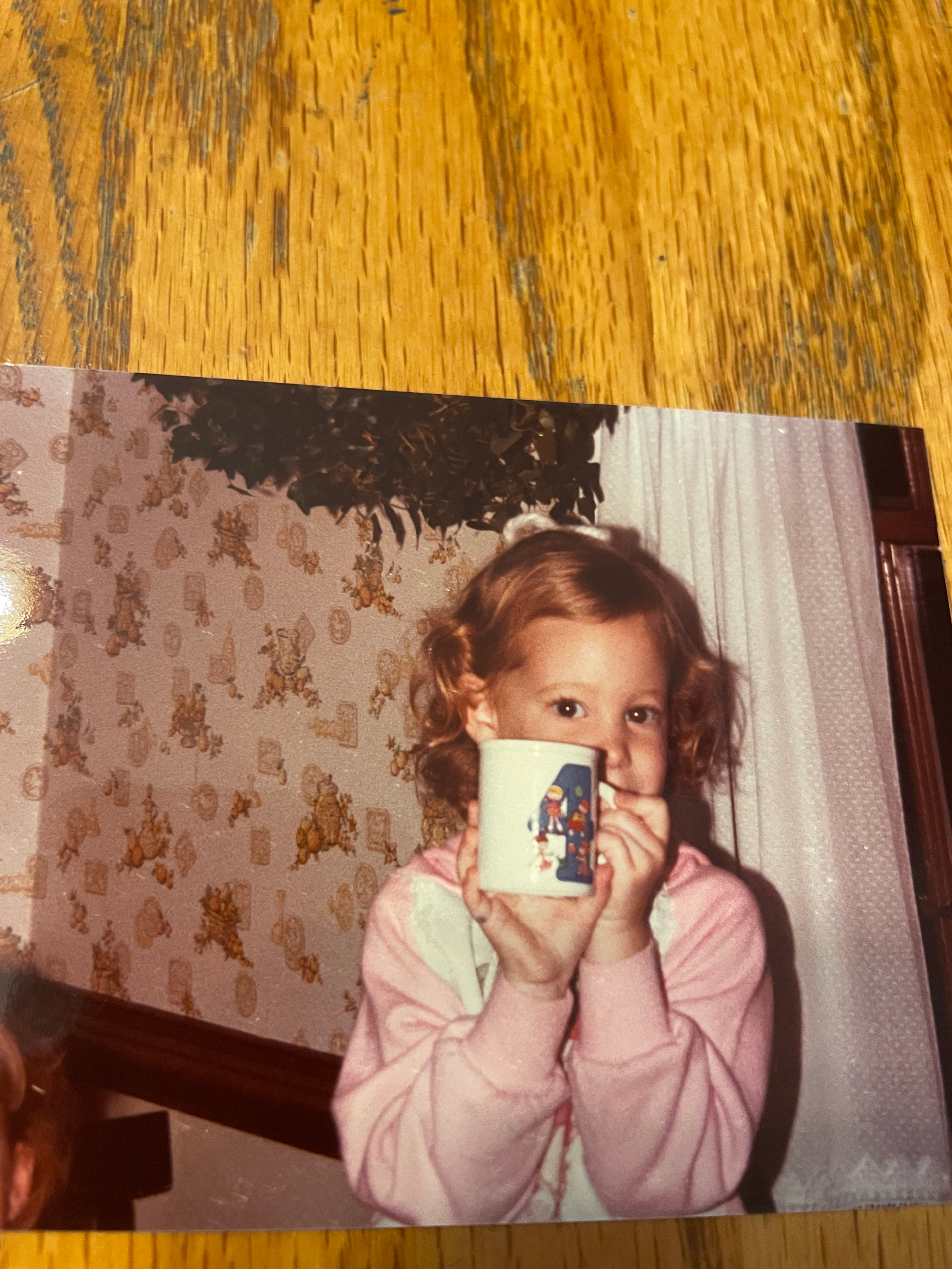 Megan as a child