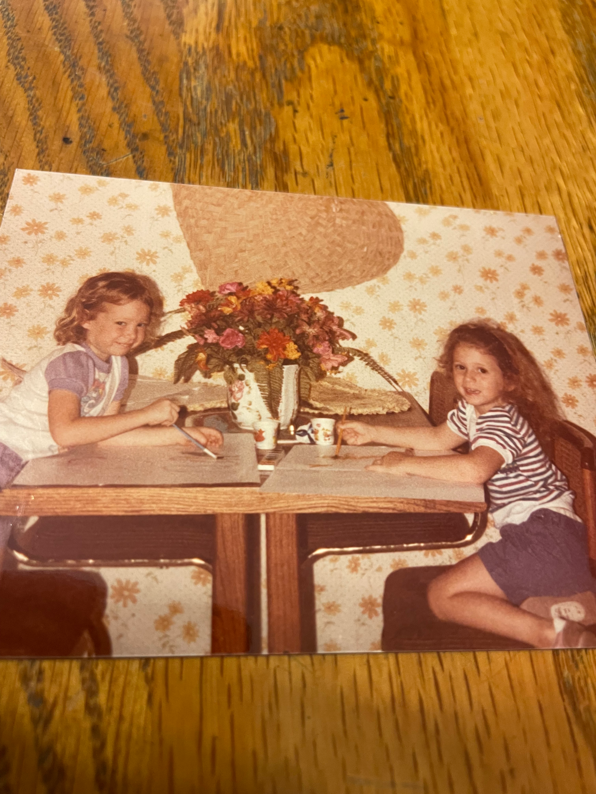 Megan and Allison as children